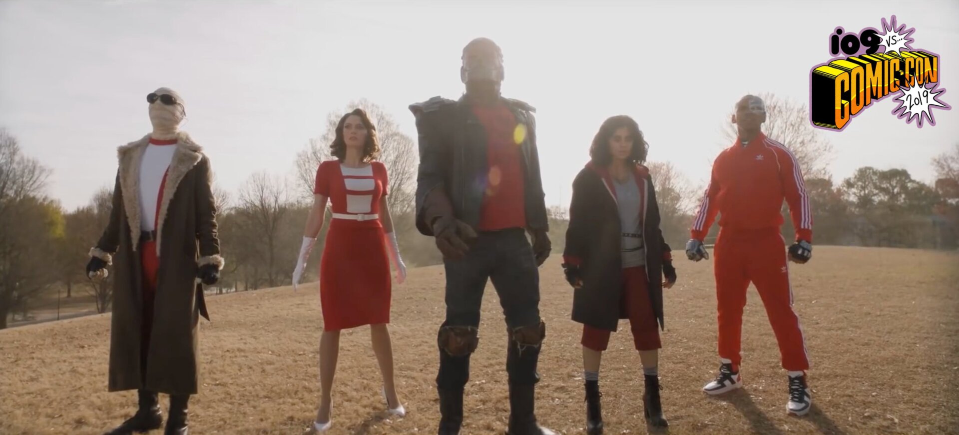 The Doom patrol getting ready to spring into action.