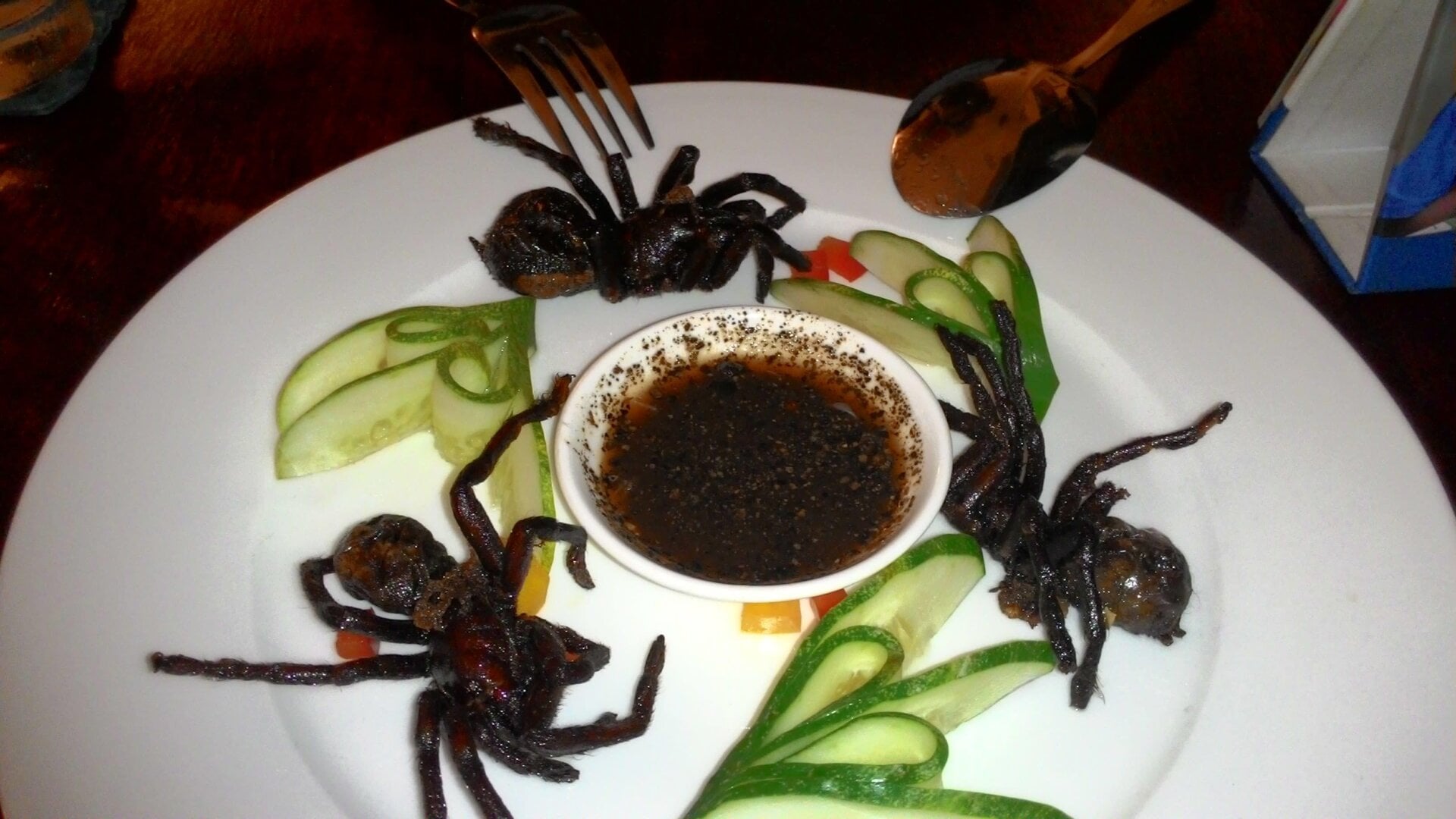 Fried tarantula.