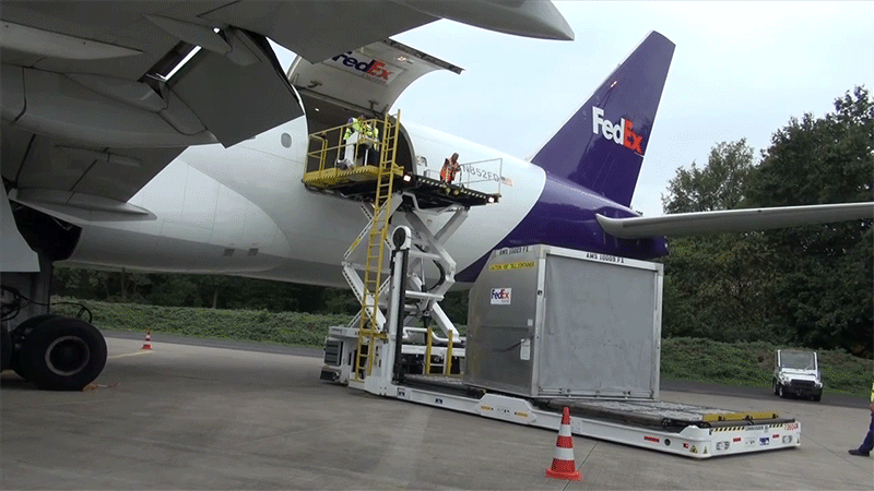An airport cargo loading machine was the inspiration for the Ducati Upriser toy.