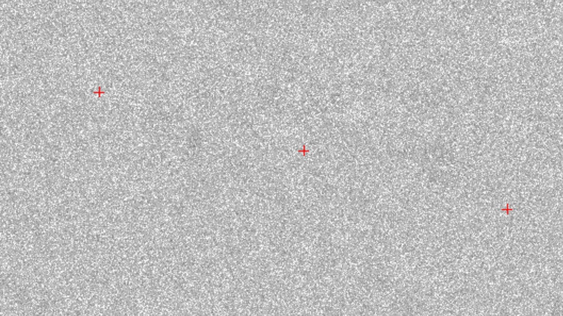 The asteroid isn’t in this image, thus, it’s not going to hit Earth.