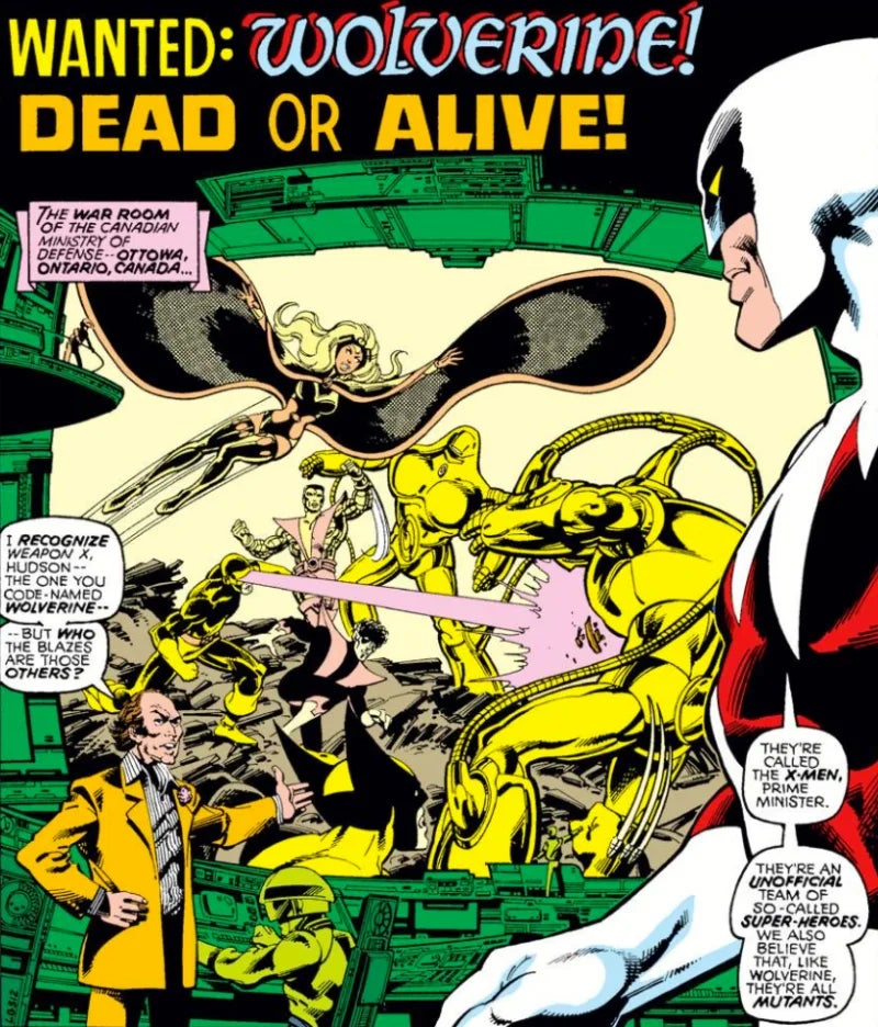 Image: John Byrne, Terry Austin, Glynis Wein, and Tom Orzechowski