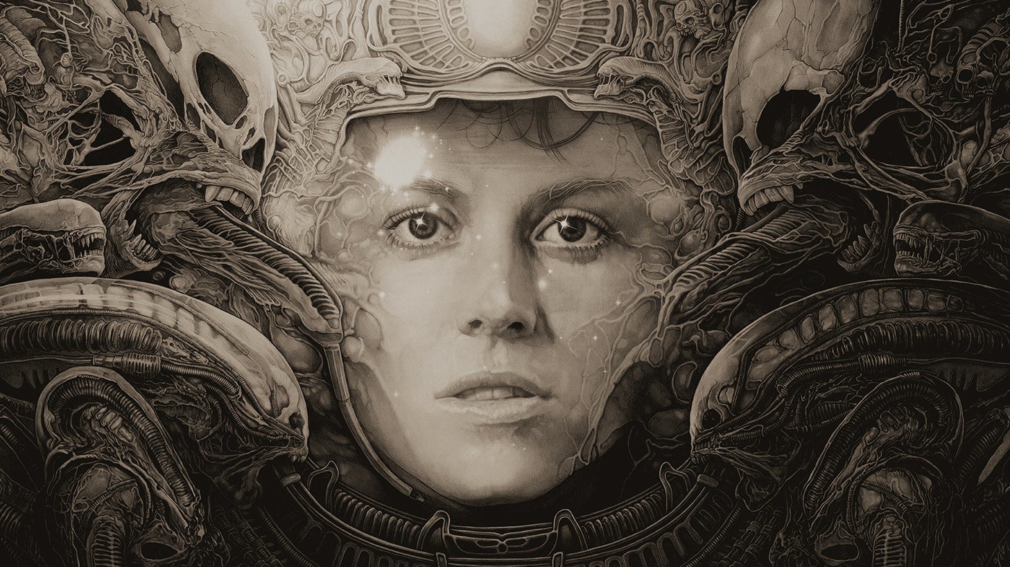 A crop of Gabz’s beautiful poster for Ridley Scott’s Alien.
