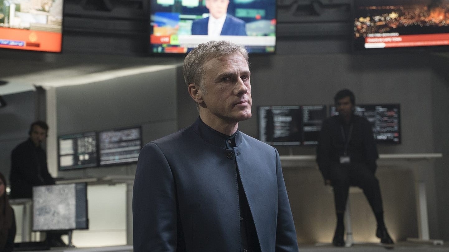 Christoph Waltz as Blofeld.