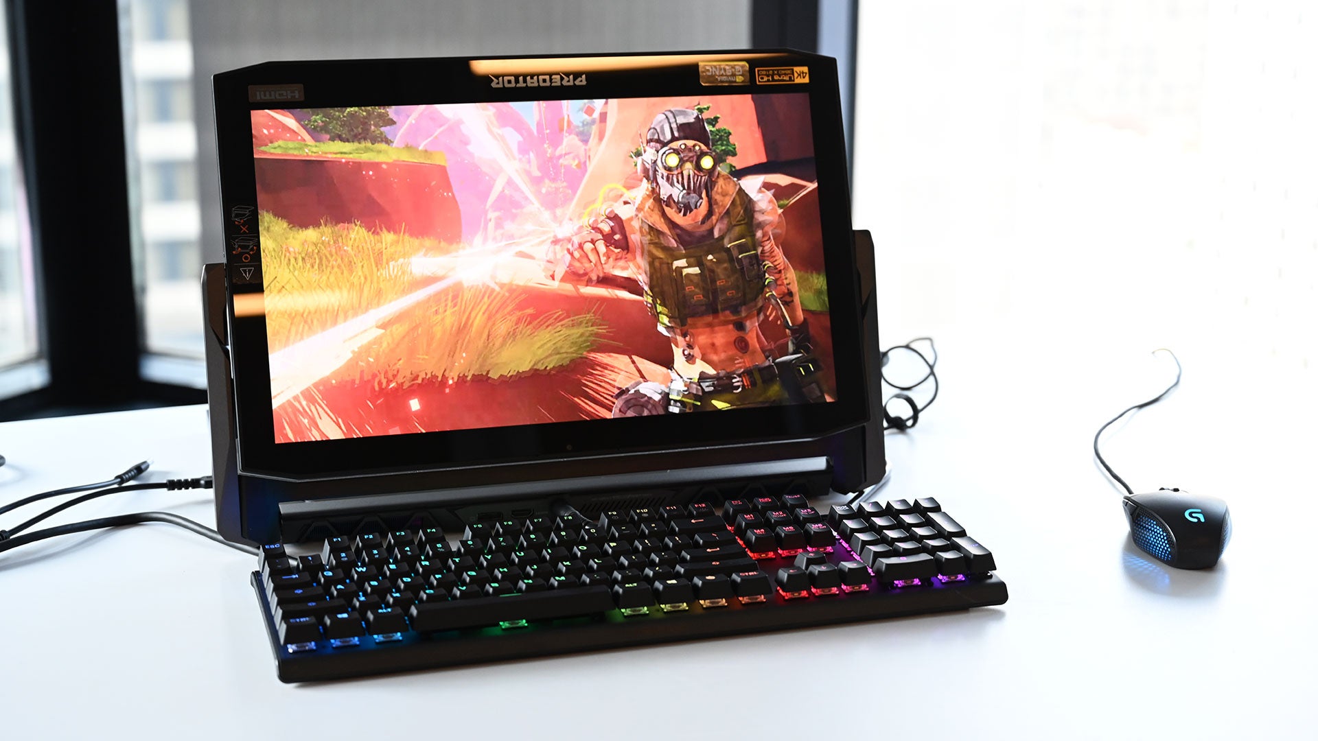 Battleship mode engaged. It’s like a gaming all-in-one that you can take to LAN parties.