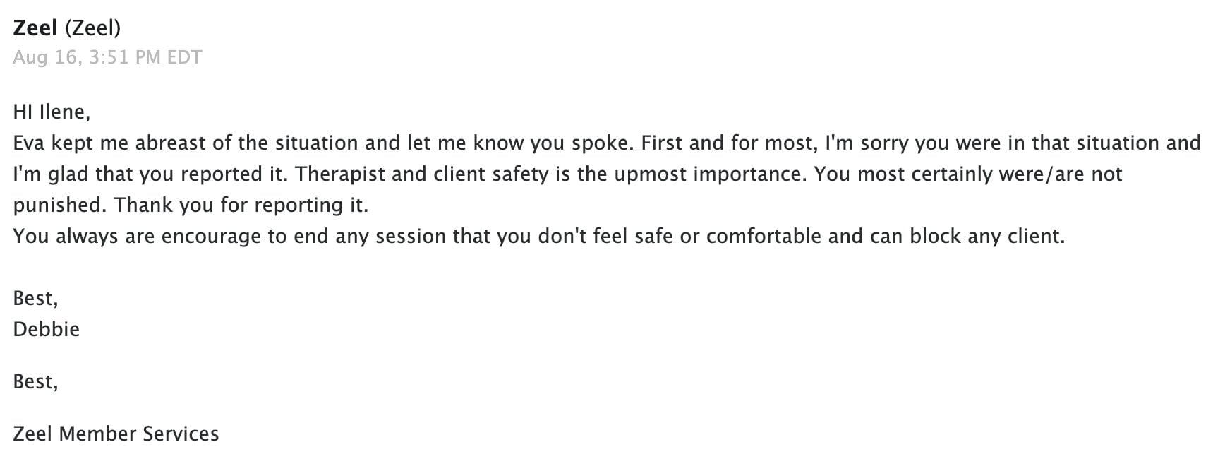 Screenshot: Ilene Antelman