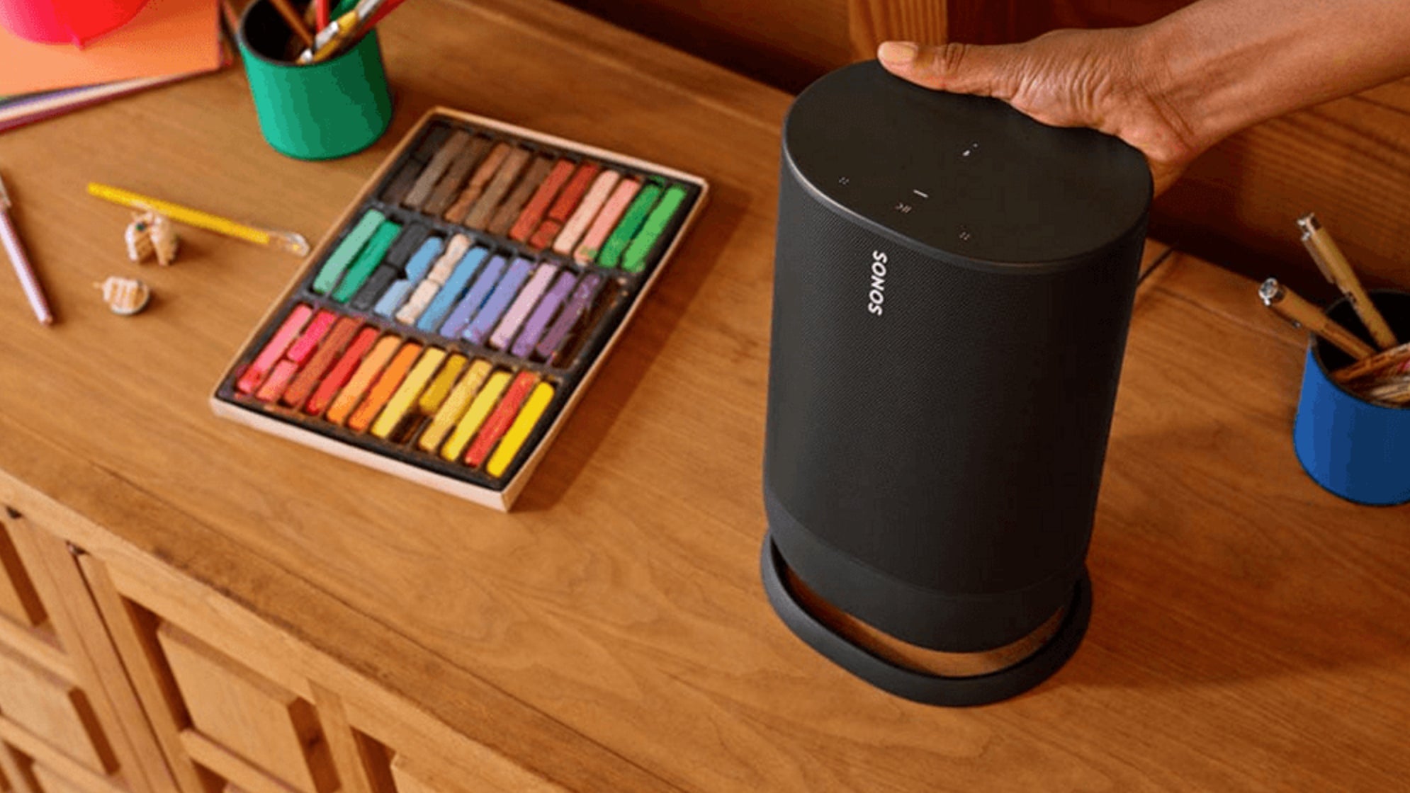 A leaked image of the Sonos Move from WinFuture