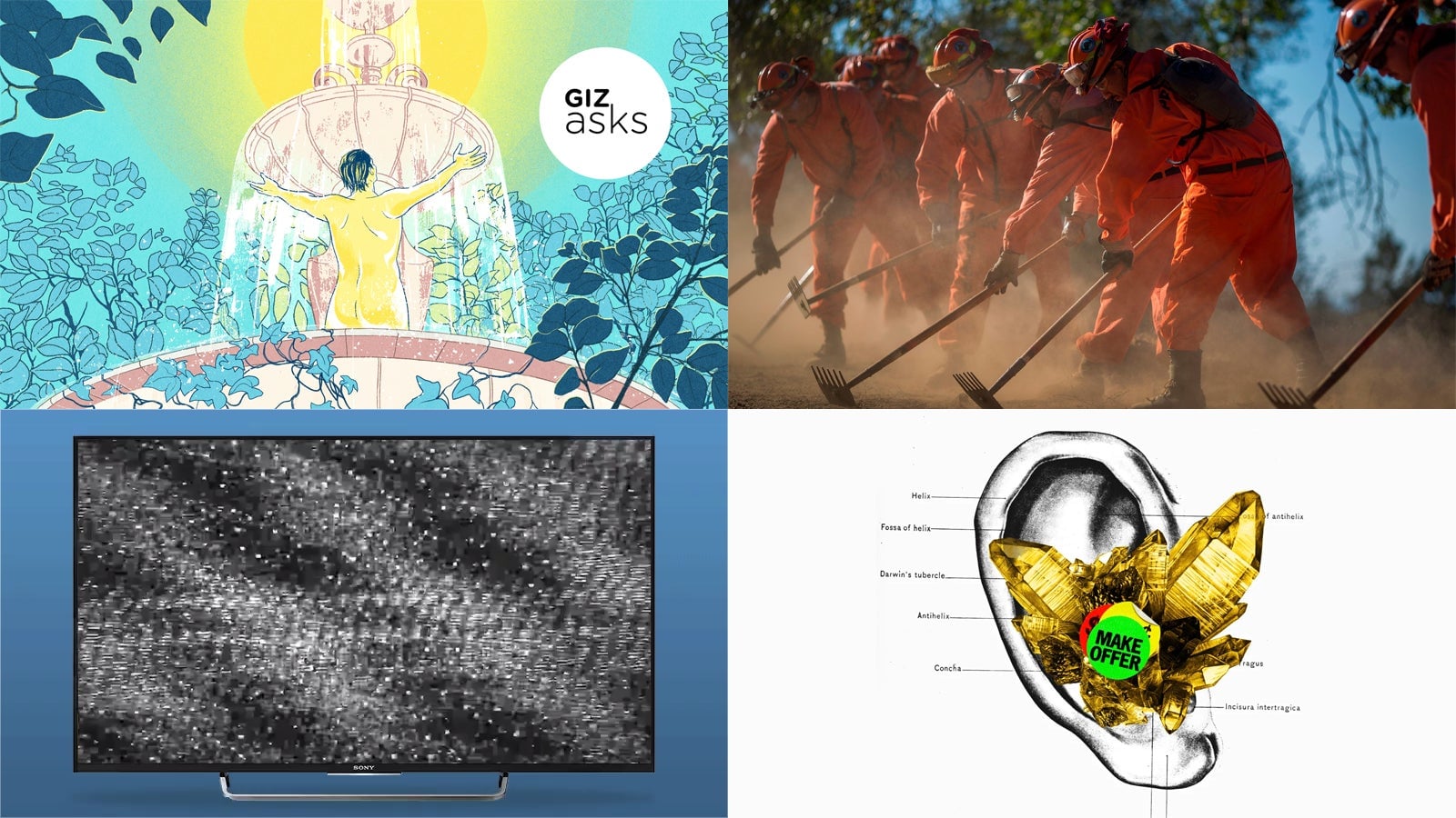 Clockwise from top left: Angelica Alzona (Gizmodo); Getty; Elena Scotti (Photos: Getty Images, Shutterstock); Andrew Liszewski (Gizmodo).