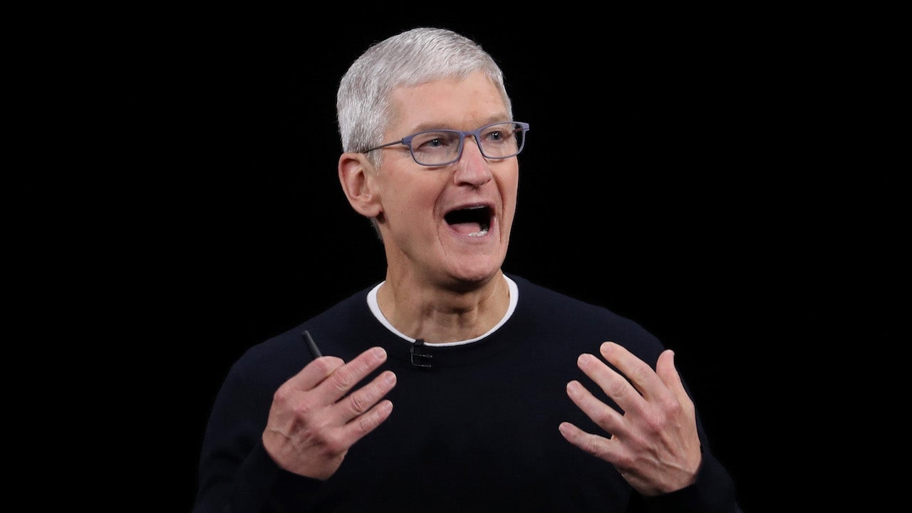 Apple CEO Tim Cook on September 10, 2019