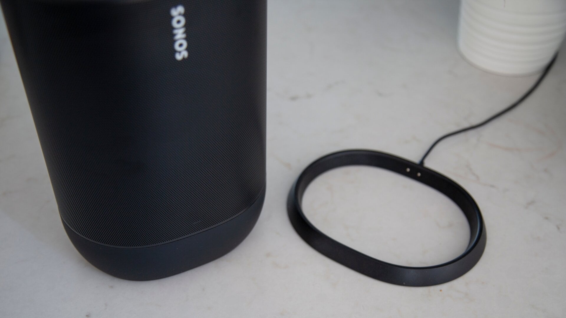 The charging cradle is almost too minimal.