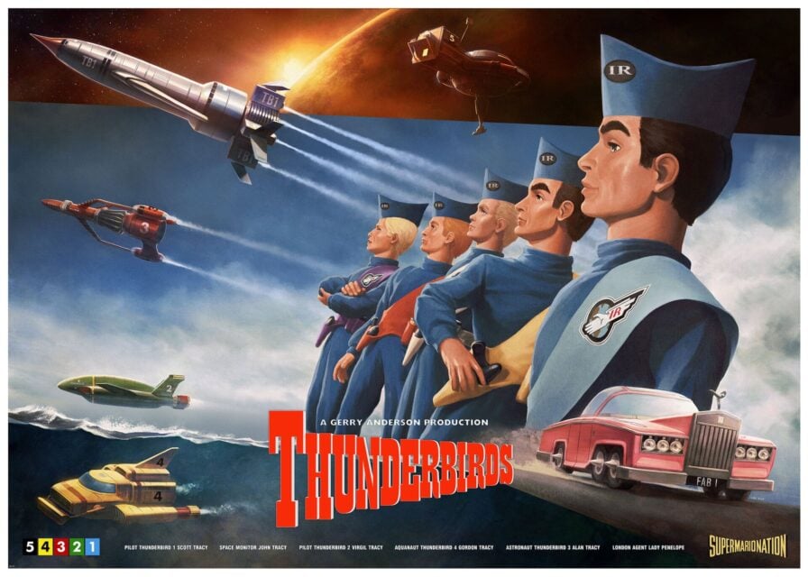 Thunderbirds Computer Graphics Thunderbirds Are Go With a New Line of Collectibles