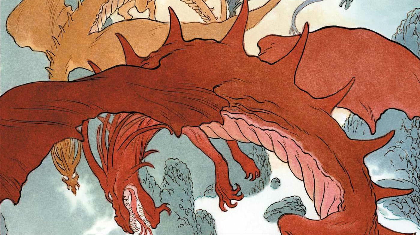 A crop of an Earthsea illustration by Charles Vess for a collection of Ursula Le Guin’s books.
