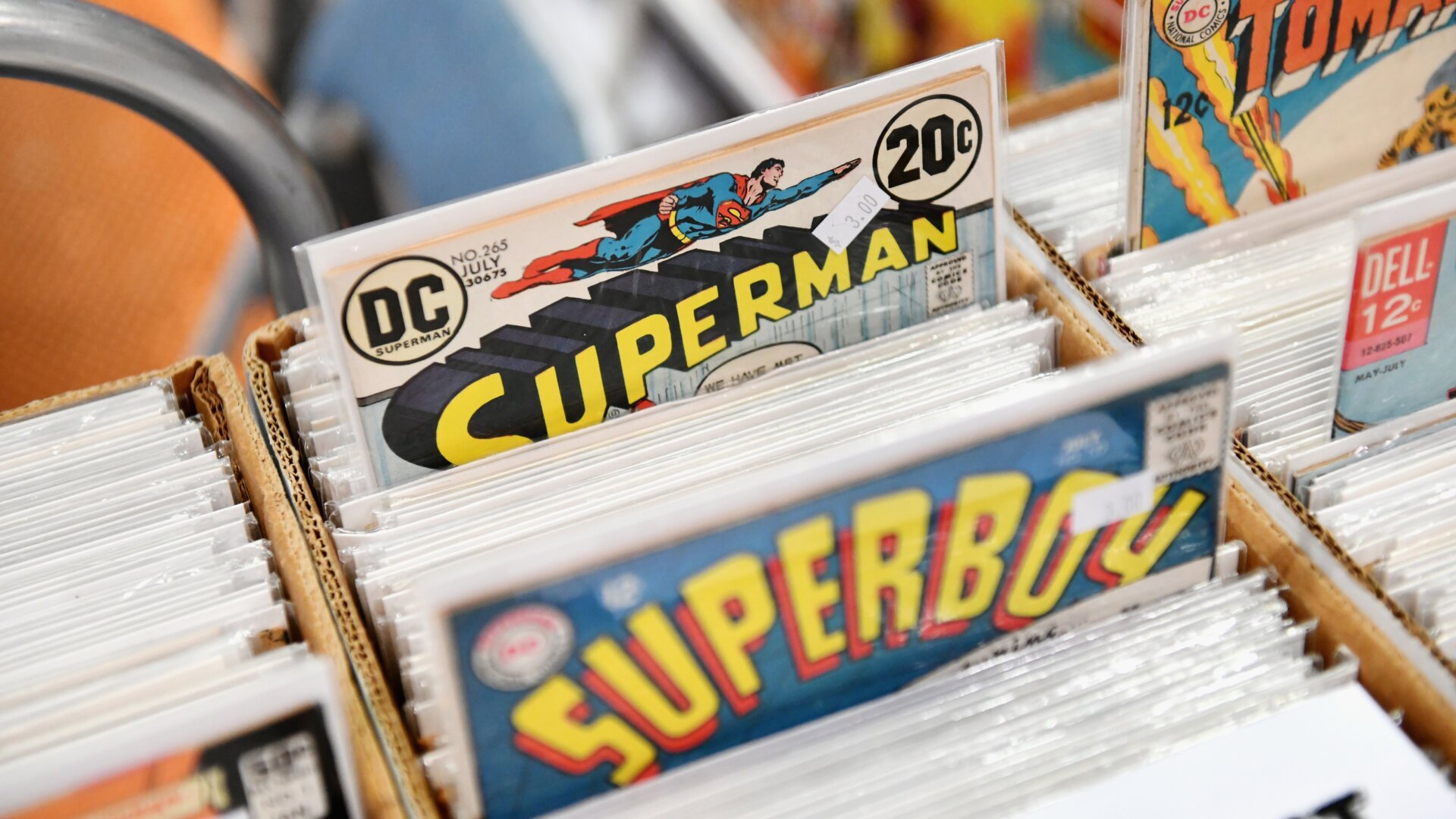 A booth from San Diego Comic-Con 2018.