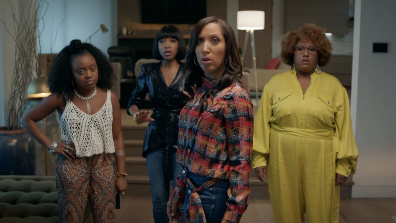 Quinta, Gabrielle, Robin, and Ashley realizing they’re not alone in the end times.