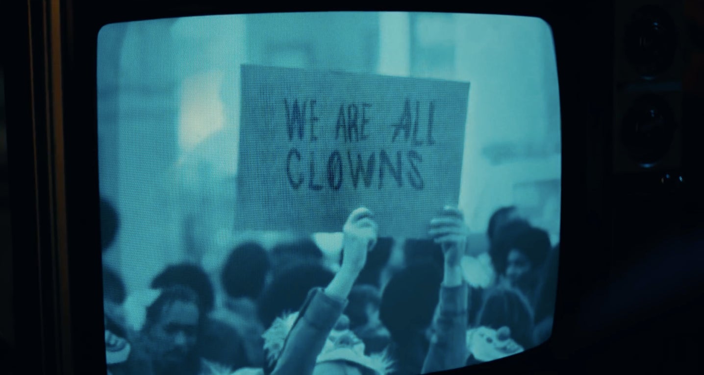 Someone in Gotham expressing their solidarity with the Joker.