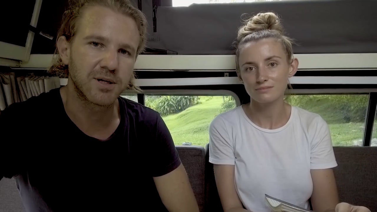 Mark Firkin and Jolie King, travel bloggers from Australia who were arrested in Iran over the summer for flying a drone without a license