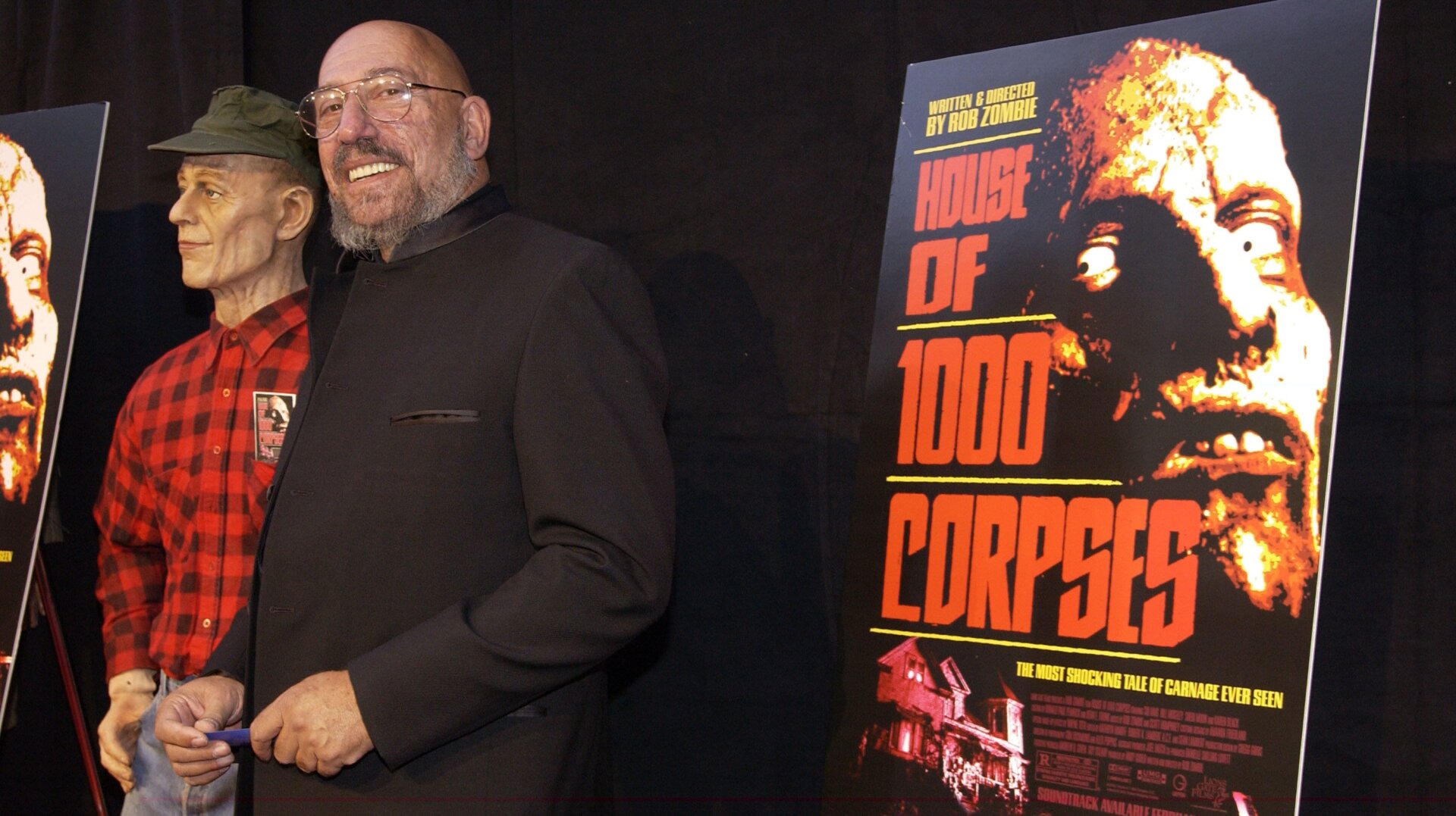 Sid Haig attends the premiere of House of 1000 Corpses on April 9, 2003 in Hollywood, California.