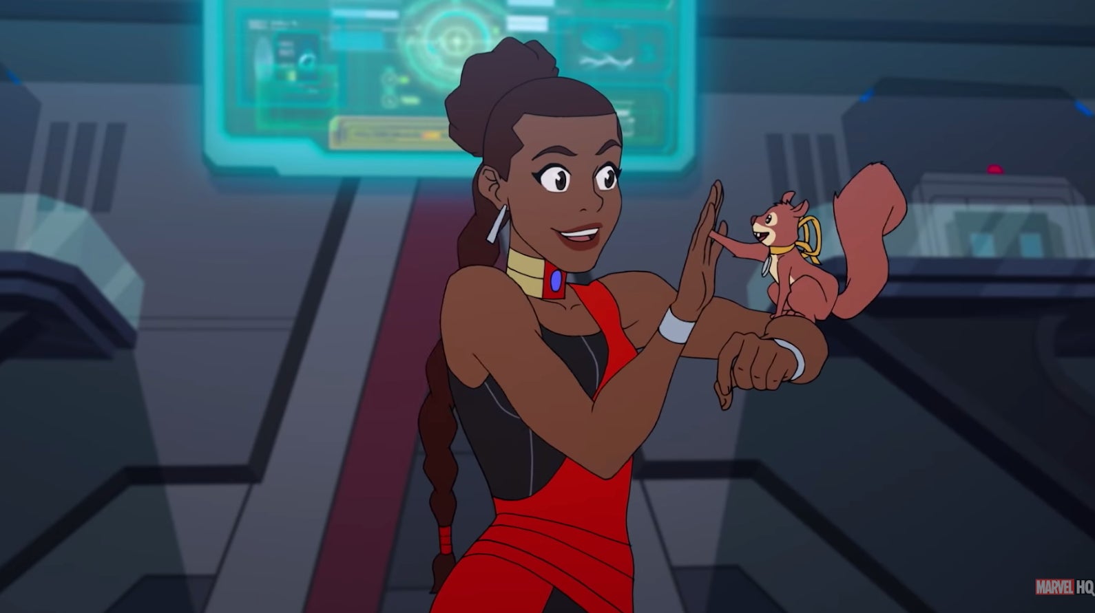 Shuri and Tippy Toe. This is so wholesome.