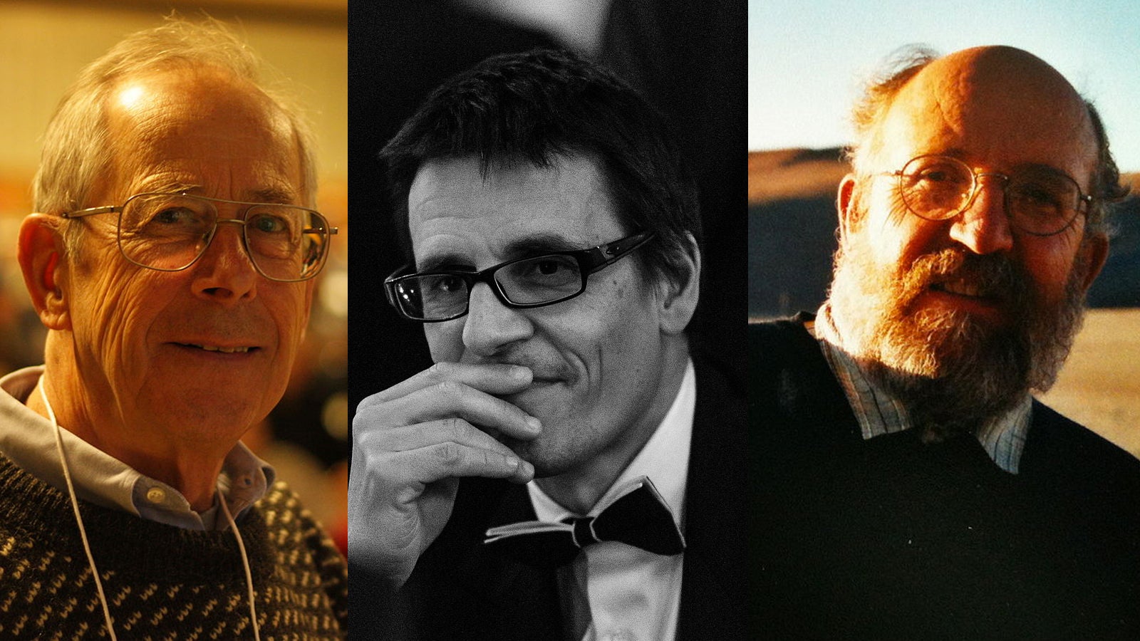 Jim Peebles, Didier Queloz, and Michel Mayor