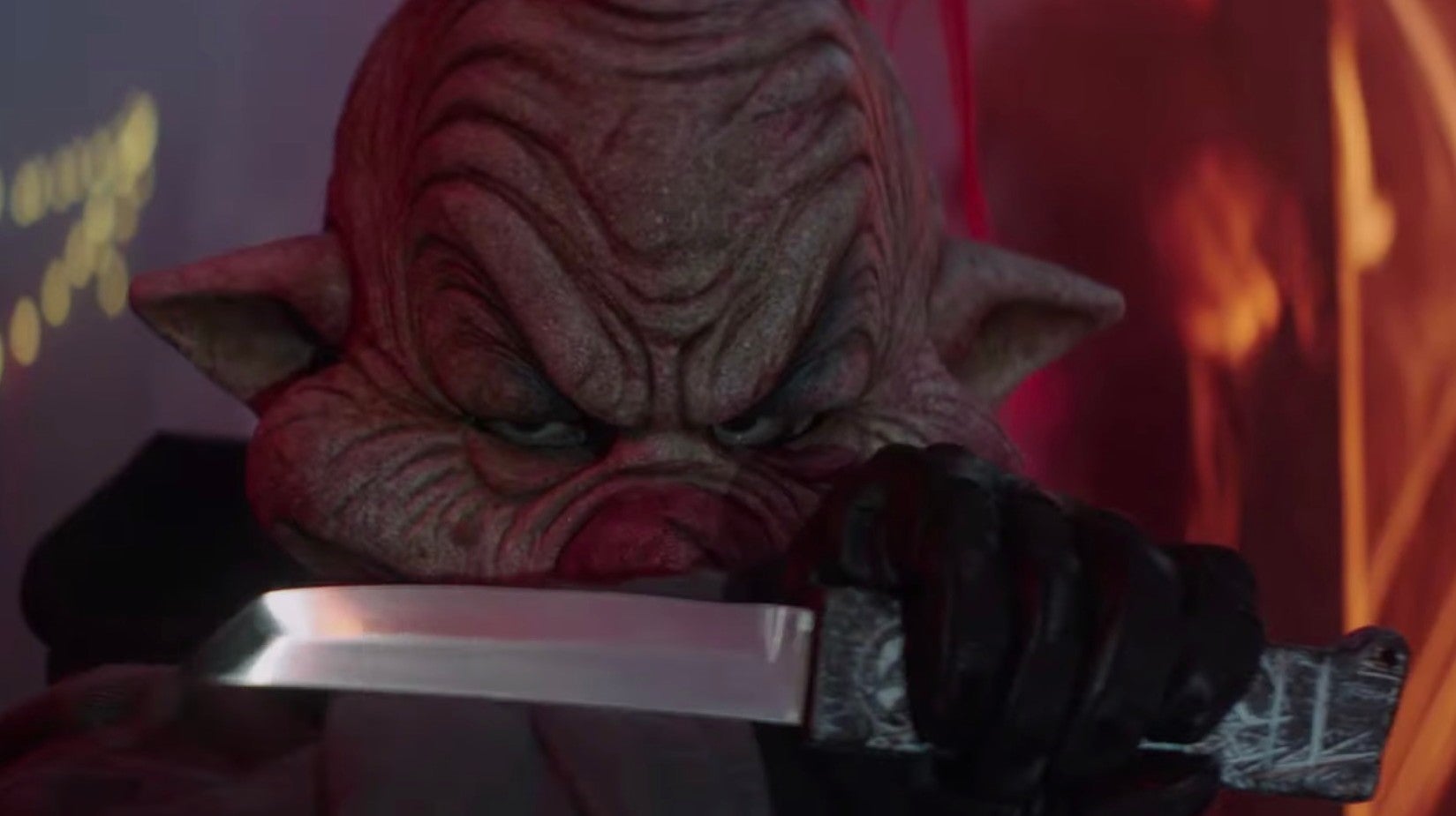 That’s a terrifying mask.