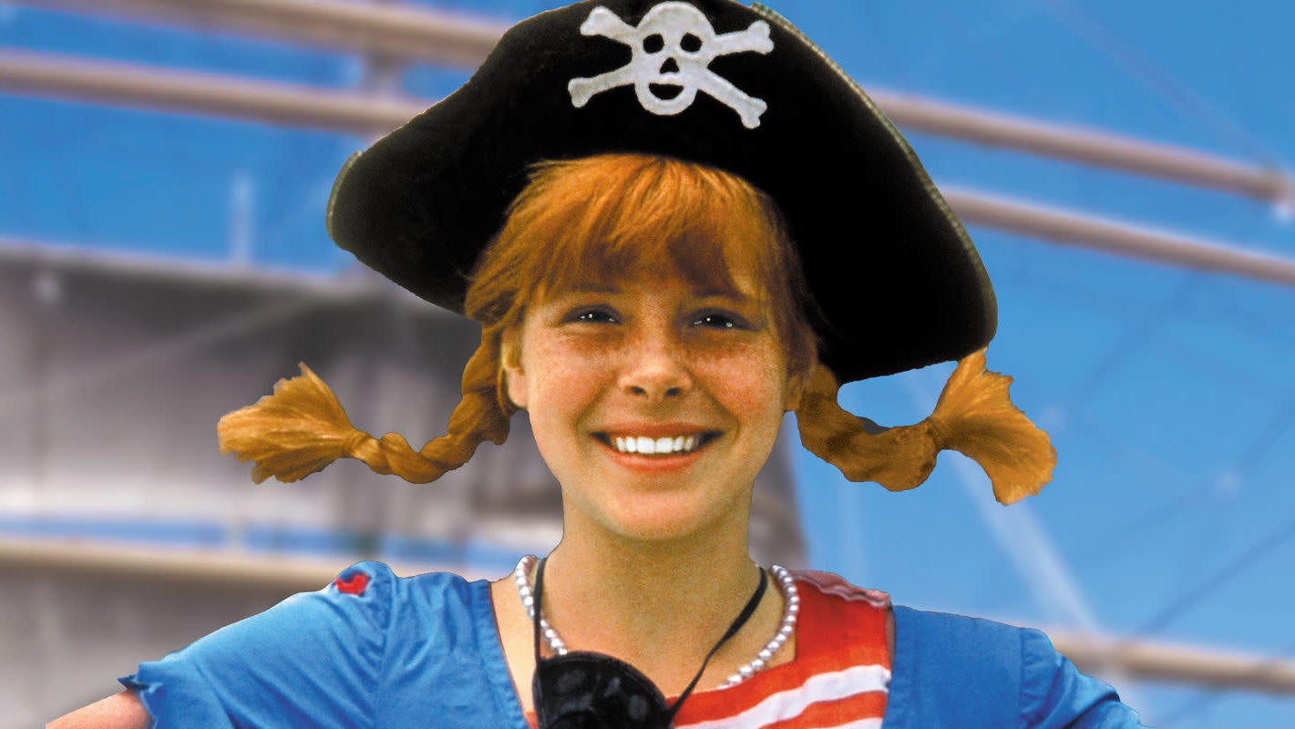 An image from The New Adventures of Pippi Longstocking, a 1988 film adaptation starring Tami Erin.