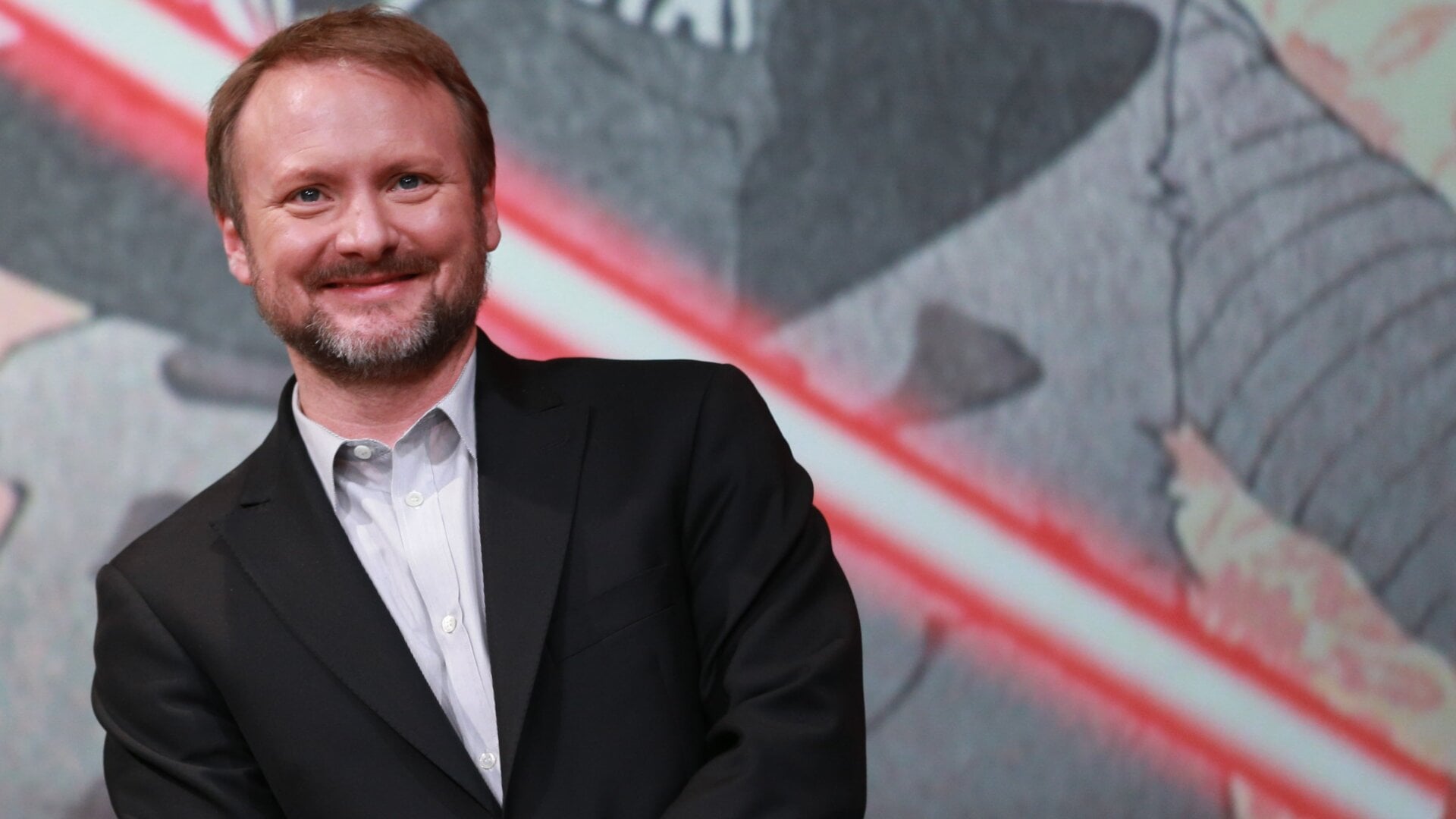 Rian Johnson at the Tokyo premiere of The Last Jedi.