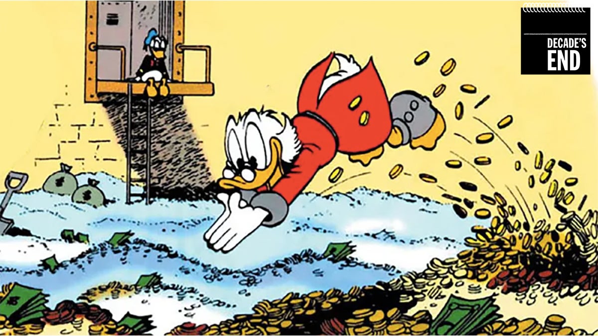 Scrooge McDuck takes a dip in the Marvel Cinematic Universe’s collective box office.