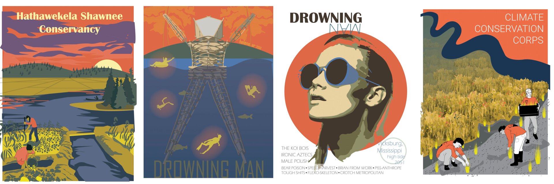 Image: Katie Pitstick, Rosa Zedek, Chelsea Beroza, Will Smith, and Jesse Weiss