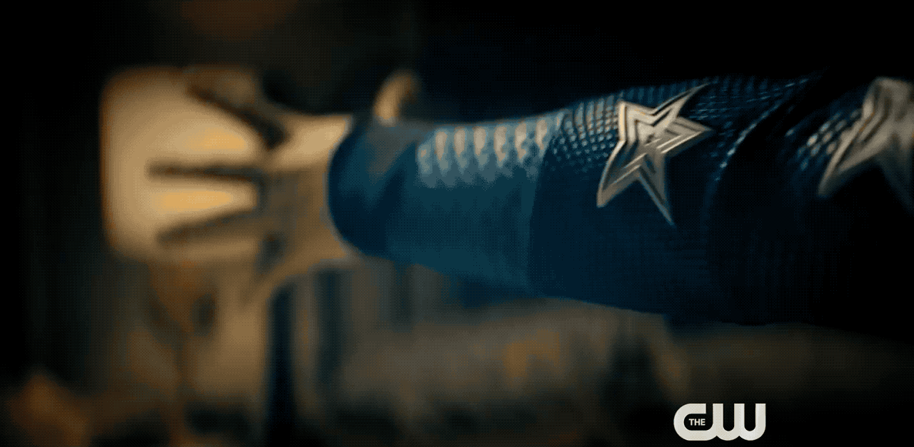 At least she gets to wear sensible shorts.