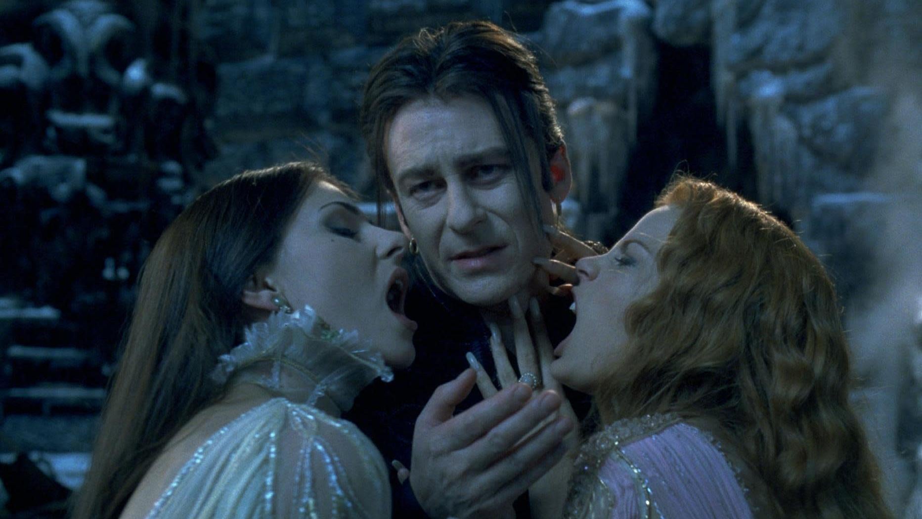Dracula and his Brides in a scene from Van Helsing.