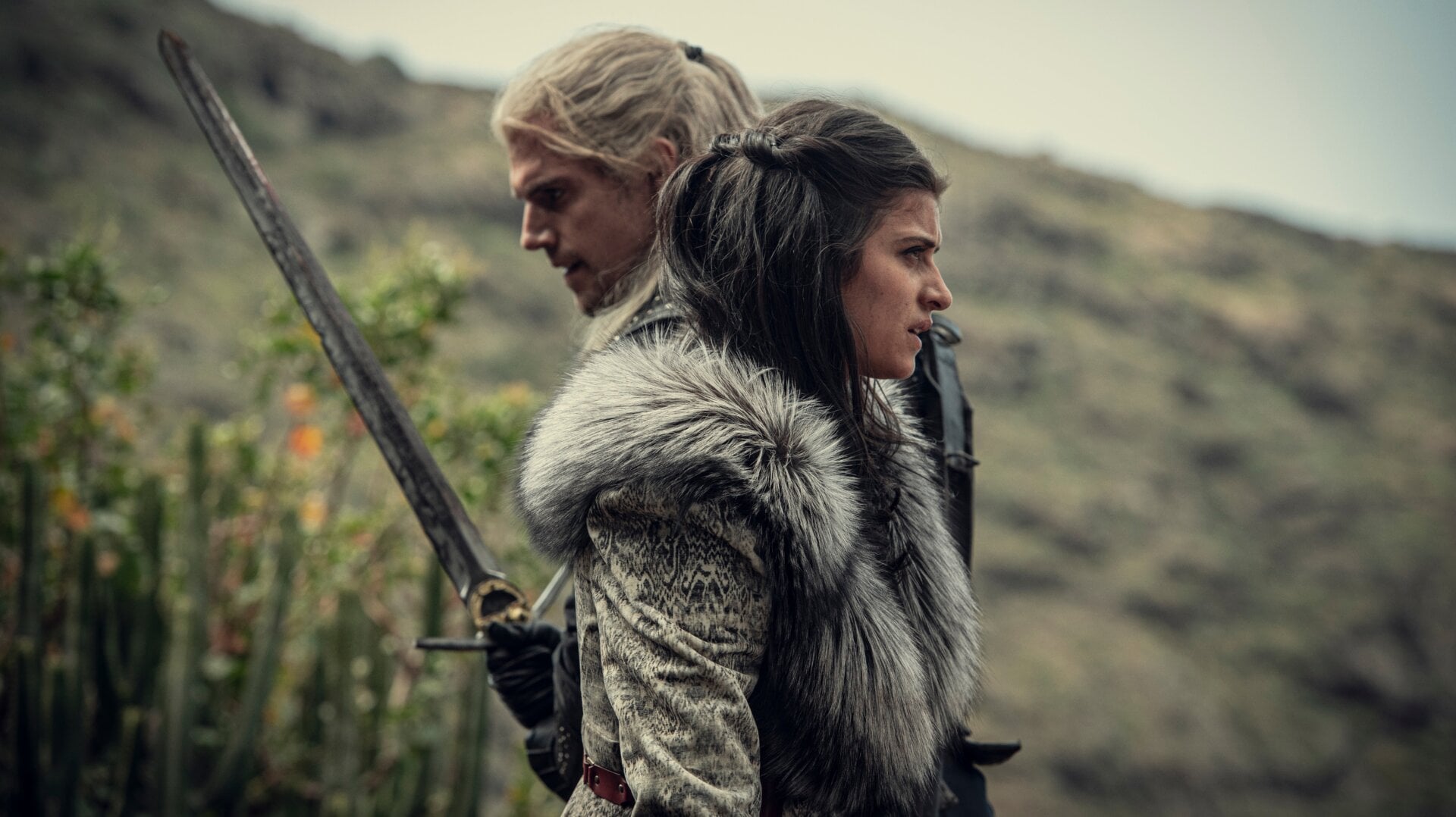 Geralt and Yennefer.