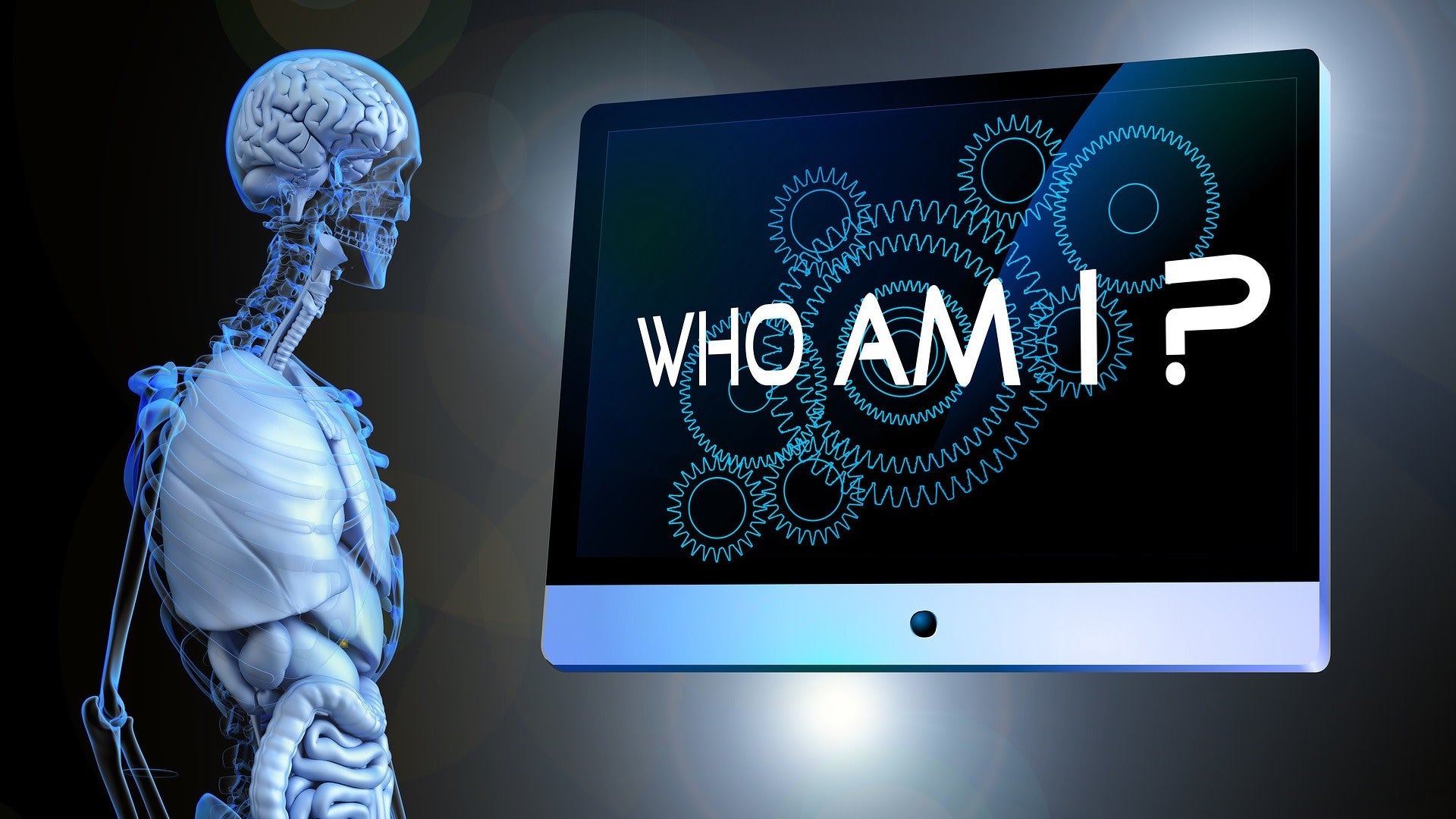 IRL image of the author thinking in words.