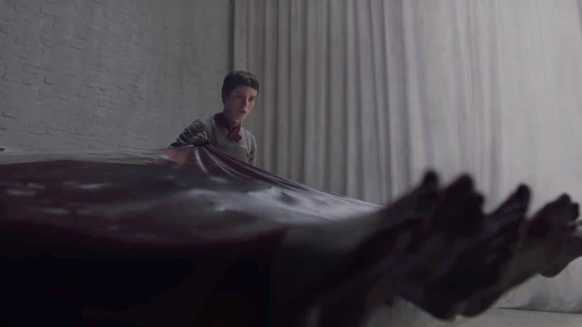 Maybe don’t look under the bloody sheet, girl.