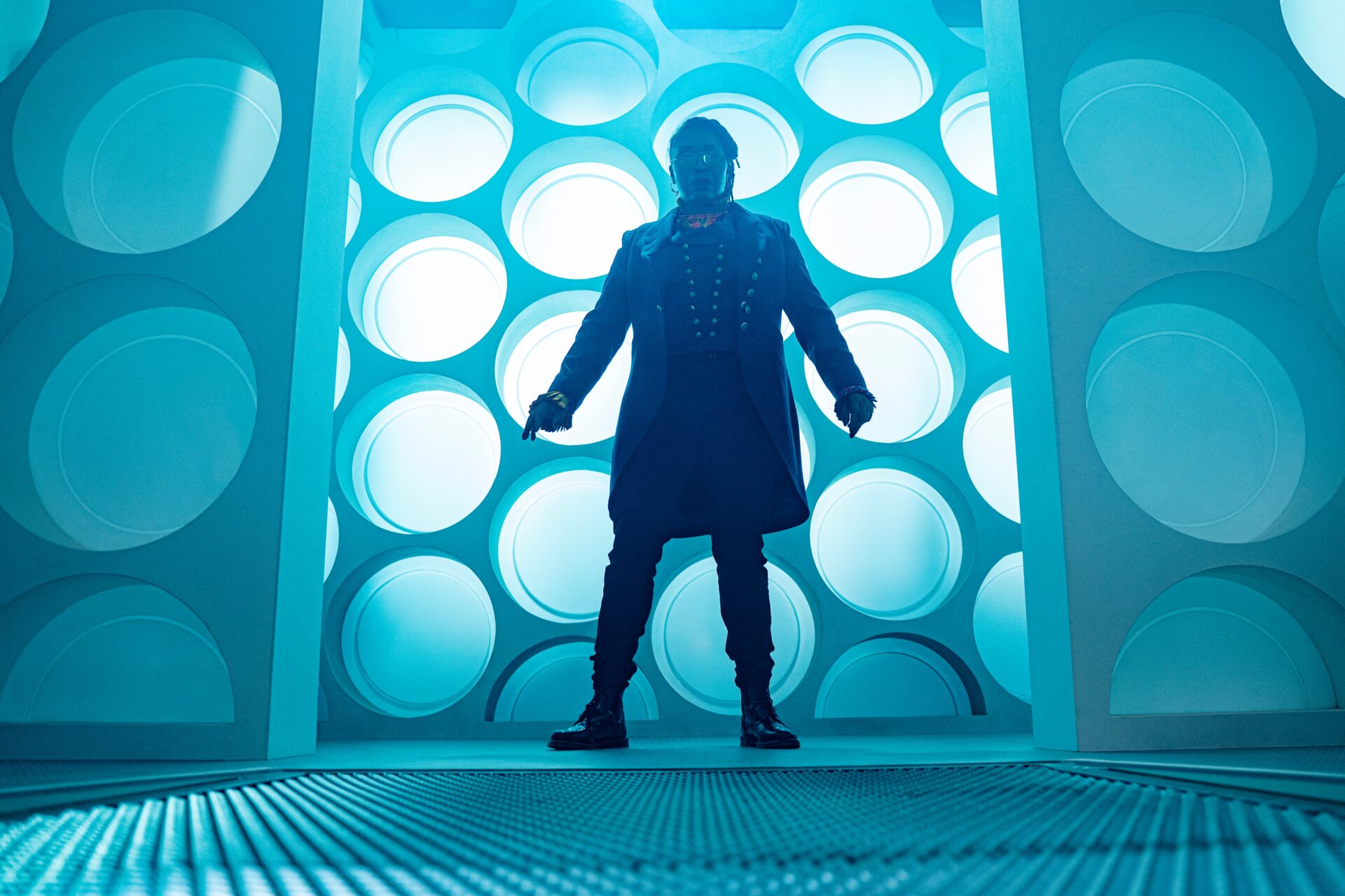 Jo Martin as the Doctor.