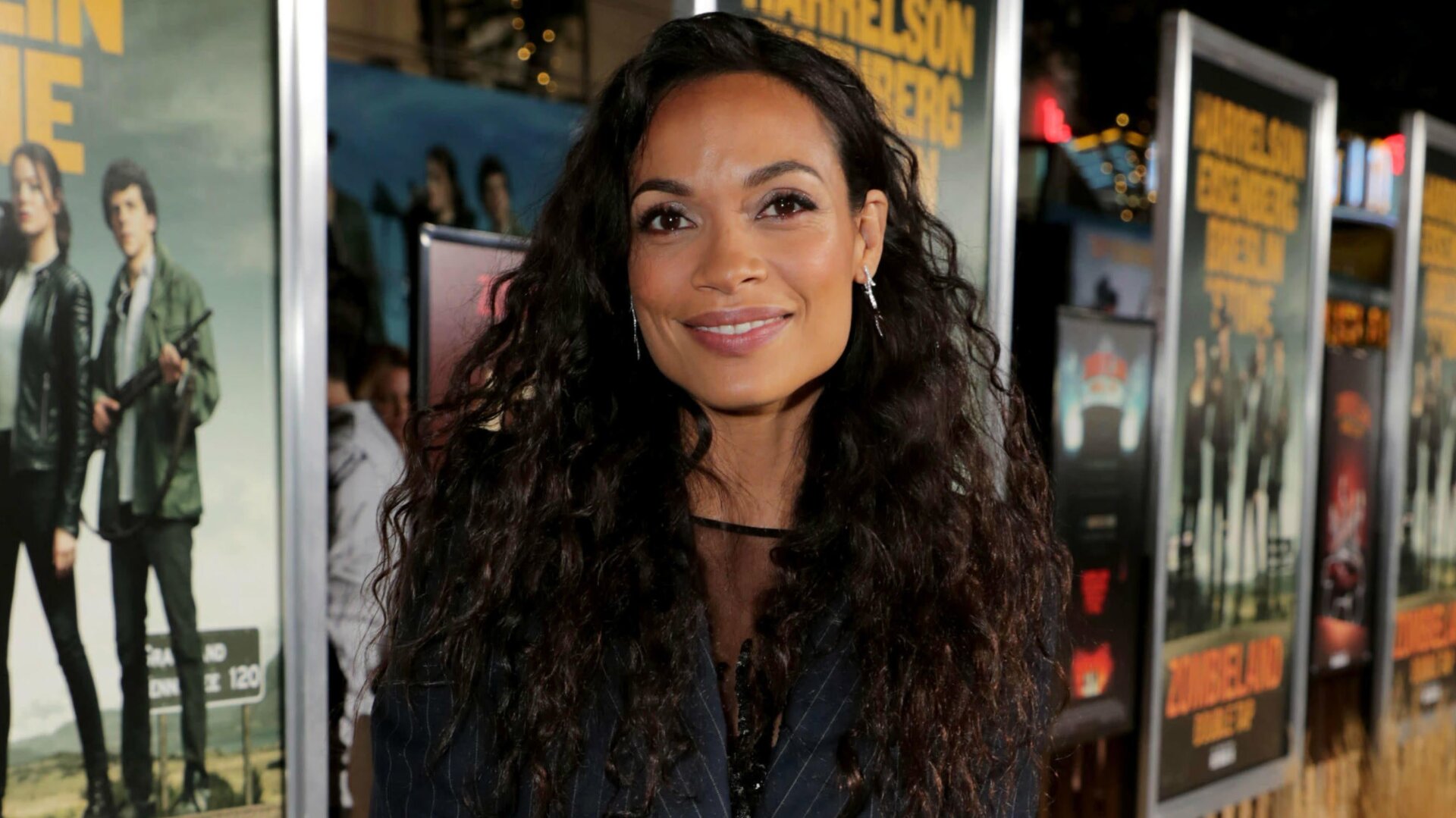 Rosario Dawson at the premiere of Zombieland: Double Tap.