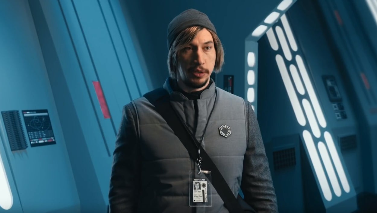 Adam Driver as the new intern.