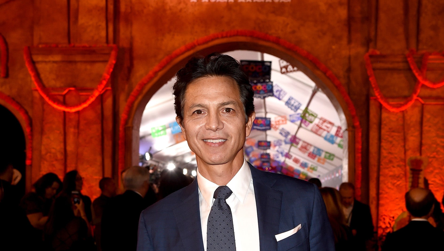 Benjamin Bratt at the premiere for Coco.