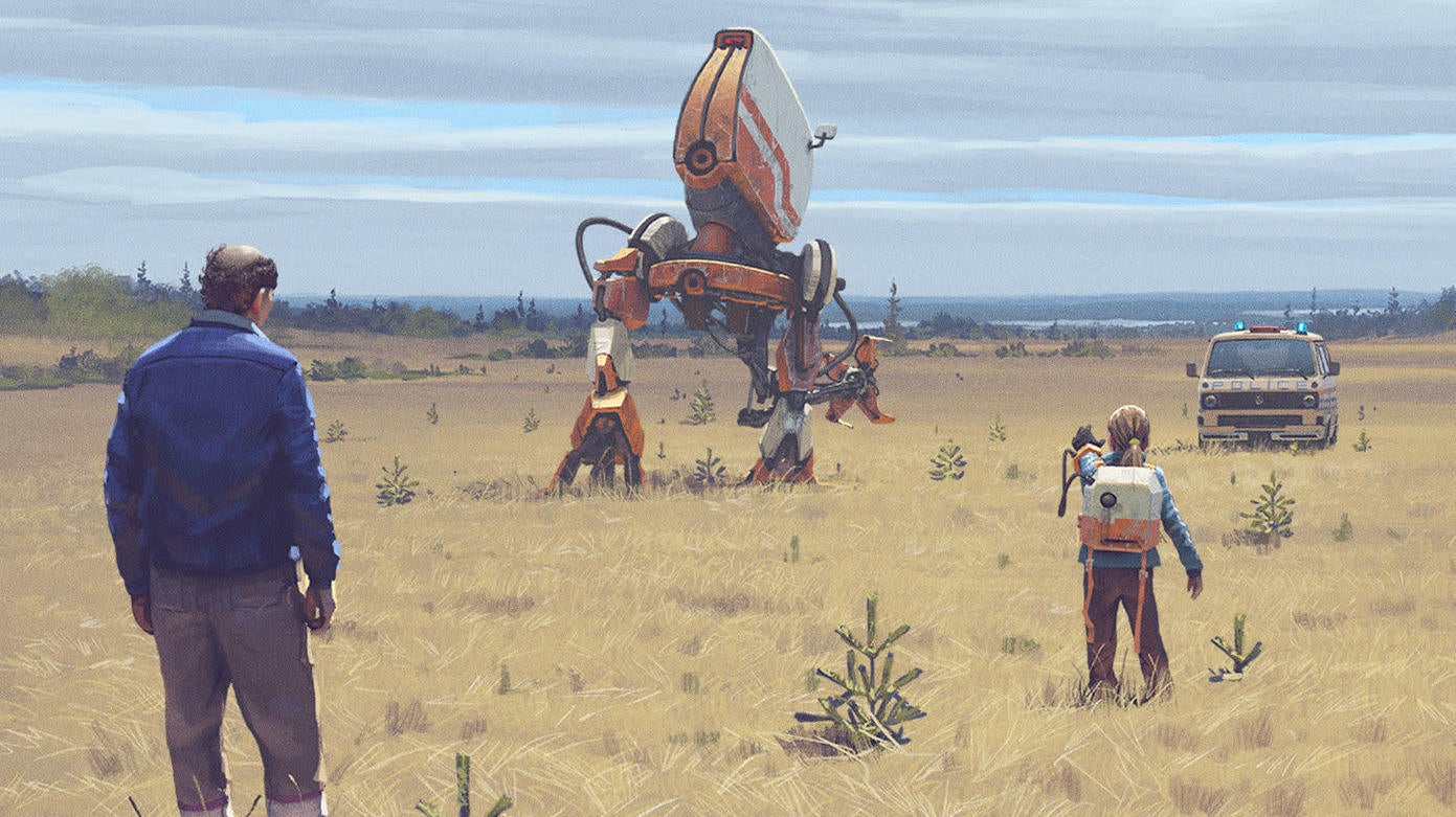 Simon Stålenhag made new art to help promote the show based on his  Tales From the Loop.