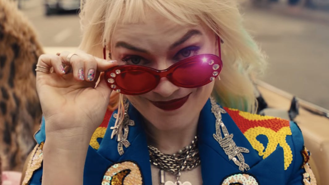 Margot Robbie as Harley Quinn.