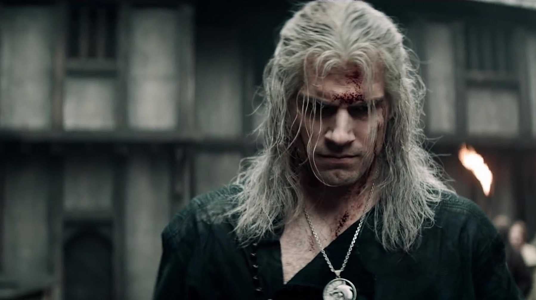 Henry Cavill as Geralt.