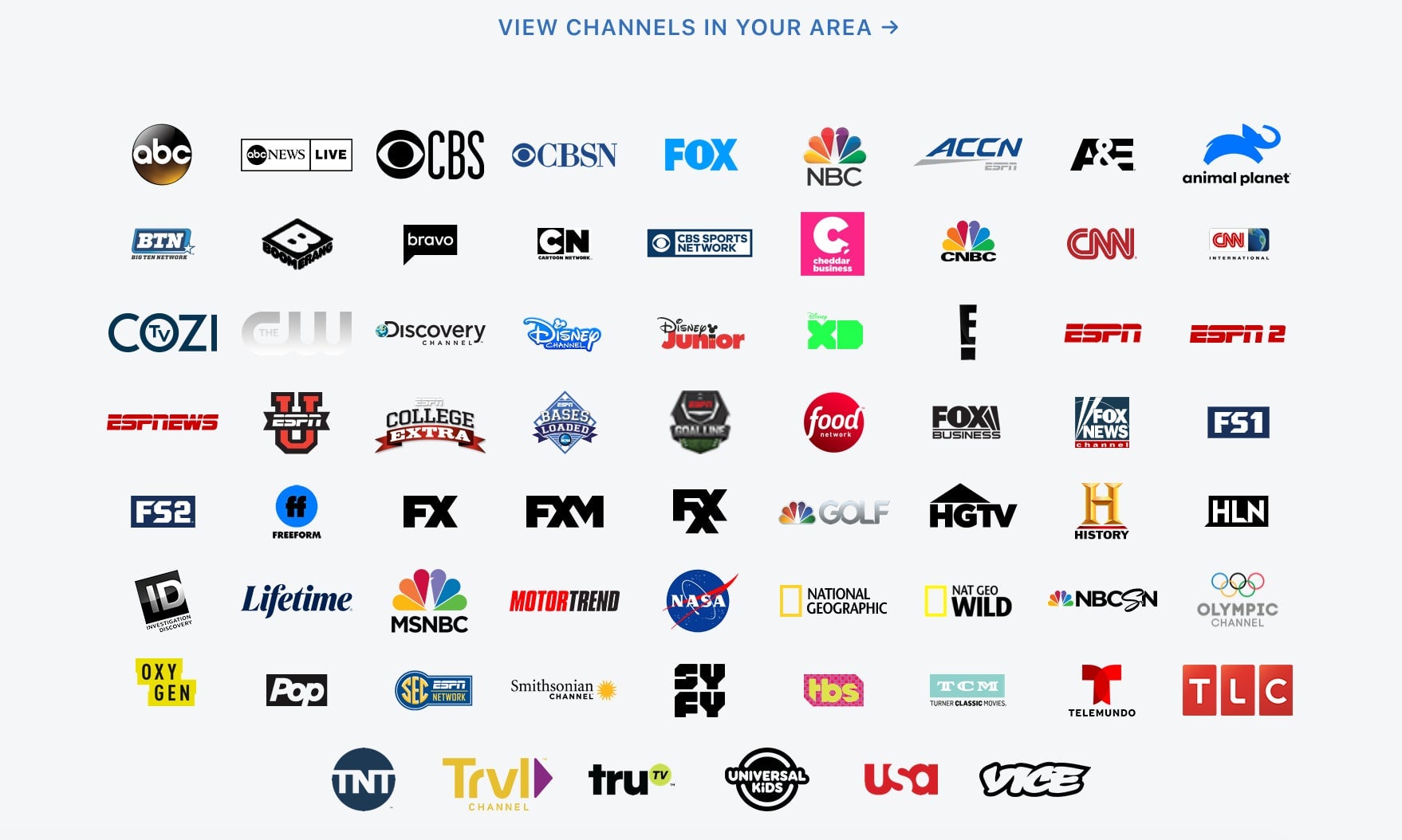 Hulu’s standard live TV package.