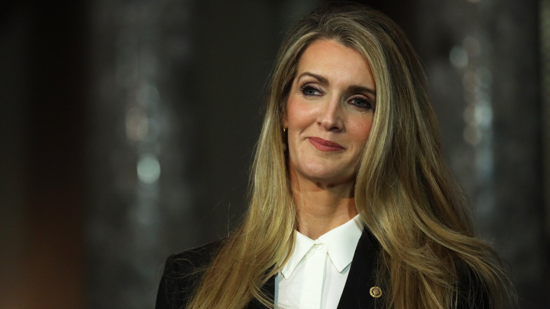 Senator Kelly Loeffler of Georgia during a ceremonial swearing in to the U.S. Senate on January 6, 2020.