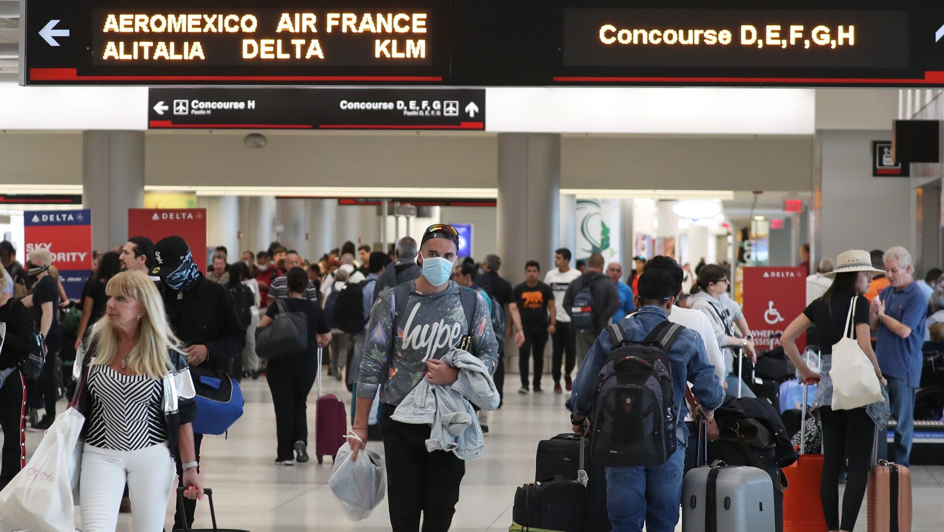 The Miami International airport on March 15, 2020.