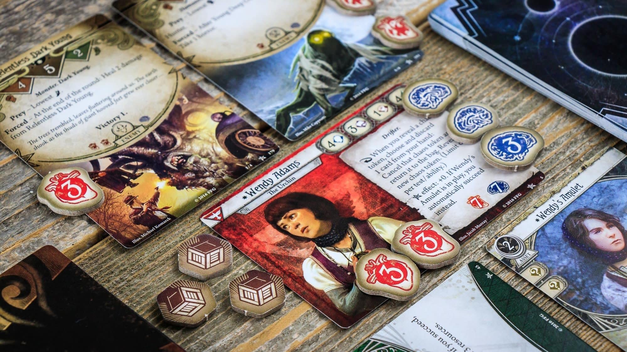 A look at one of the characters from Arkham Horror: The Card Game. 