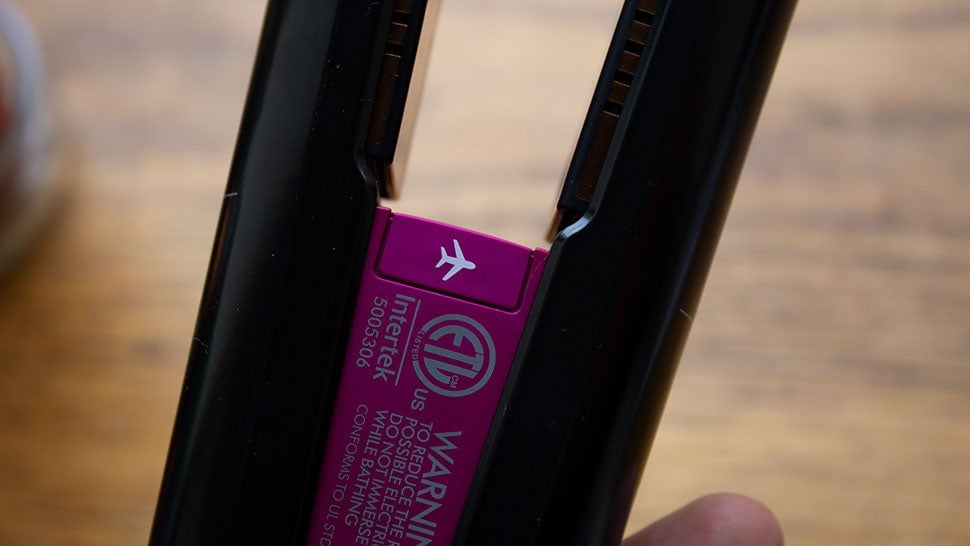 If you’re flying, you can pull out this pin to deactivate the lithium-ion batteries. 