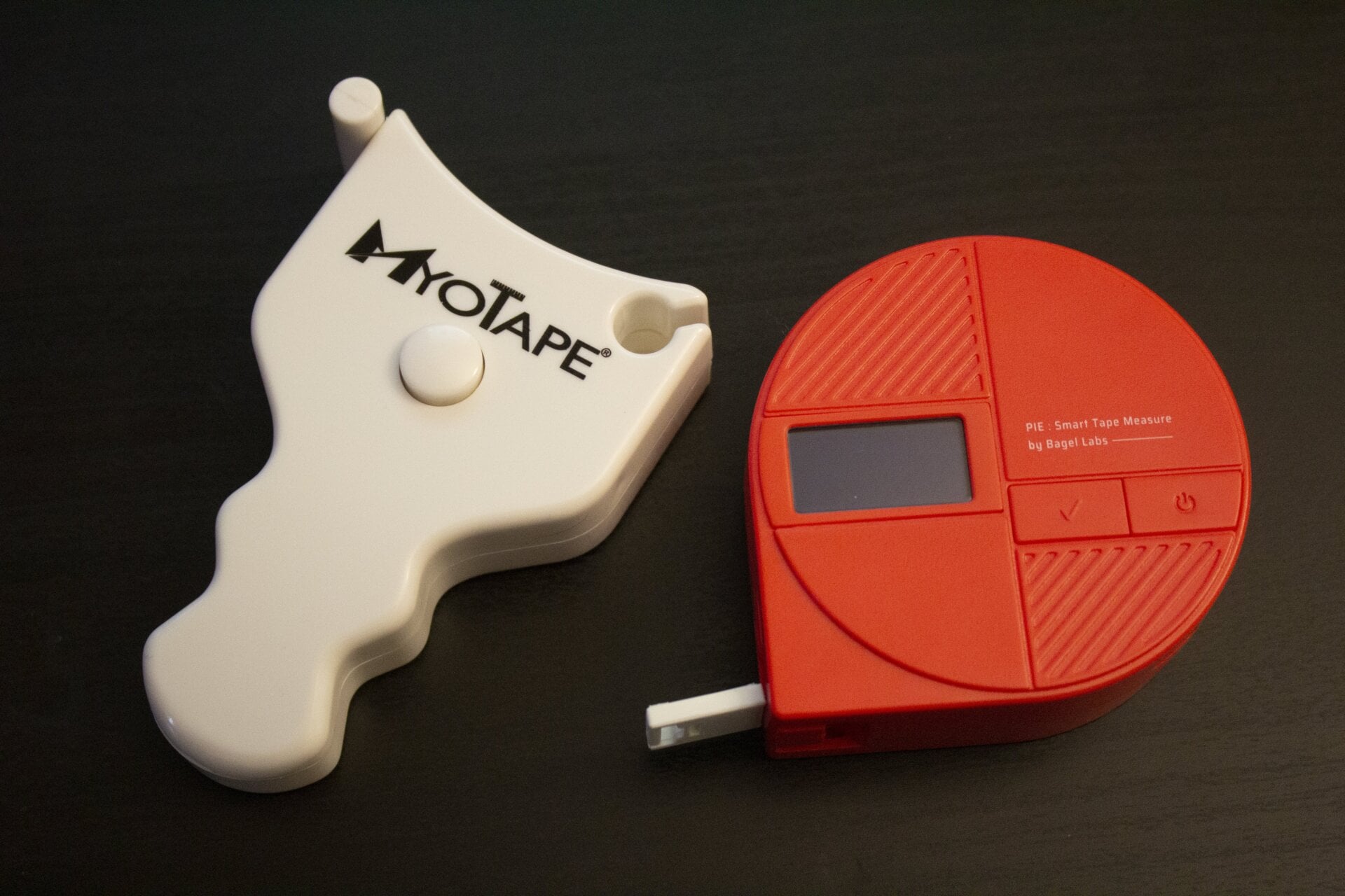 The MyoTape cost me about $5. The Pie by Bagel Labs is 16 times more expensive at $80. 