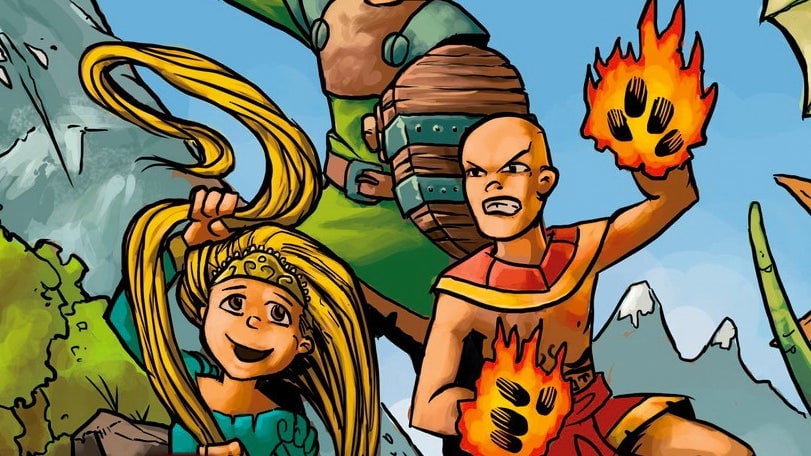 Part of the cover art for Hero Kids.