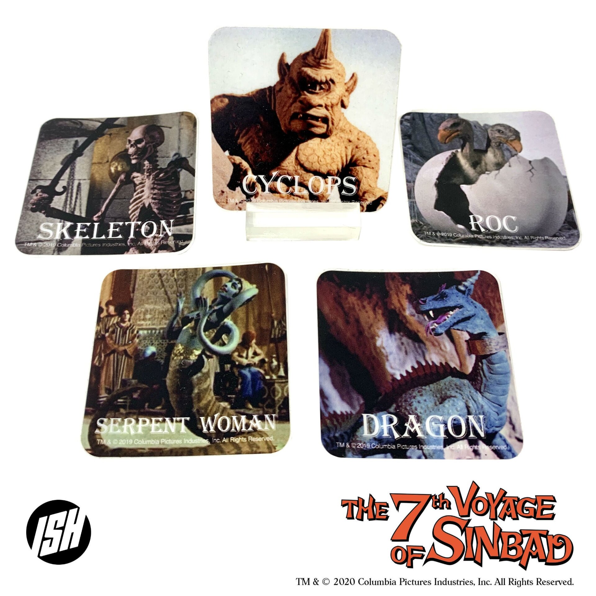 Harryhausen stickers