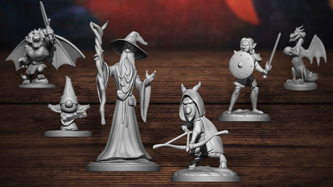 A look at the game piece design for Quest of Yore Barley’s Edition.