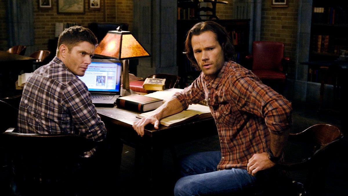 A scene from Monday’s episode of Supernatural, which will be the last one for the time being.