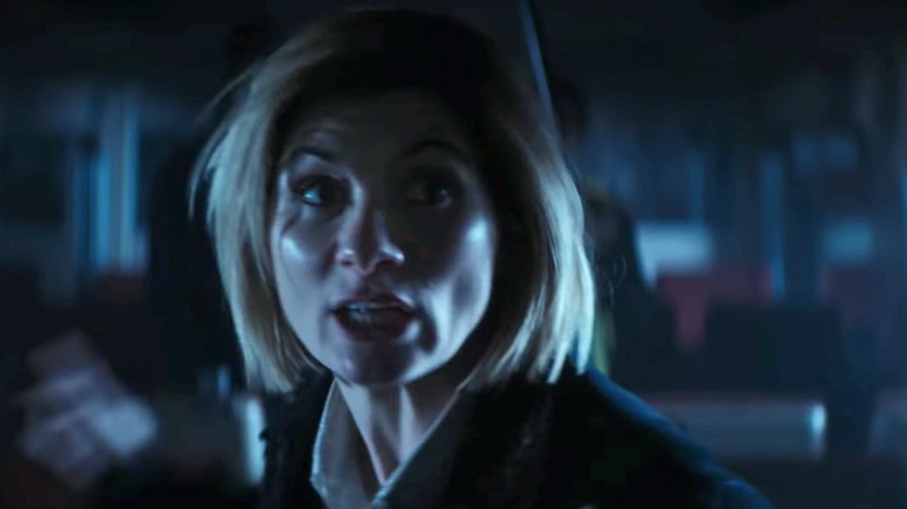 The Thirteenth Doctor getting her bearings.